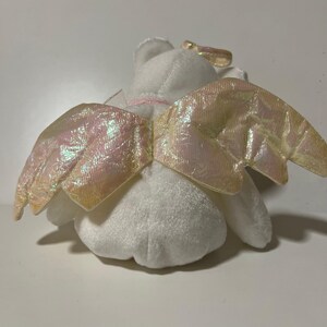 Ty Beanie Babies Angel Bear Lot Halo Halo II Herald White Plush Wings 1998-2002 image 4