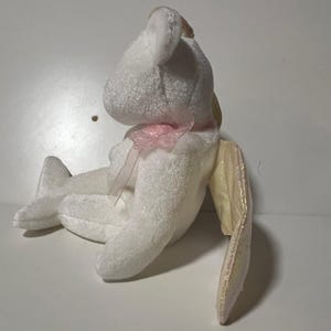 Ty Beanie Babies Angel Bear Lot Halo Halo II Herald White Plush Wings 1998-2002 image 3