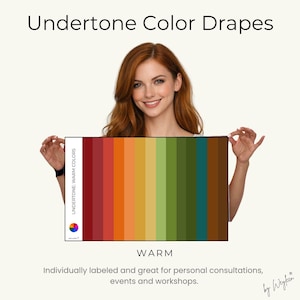 Personal Color Analysis Drapes | Undertone Set in Cool and Warm