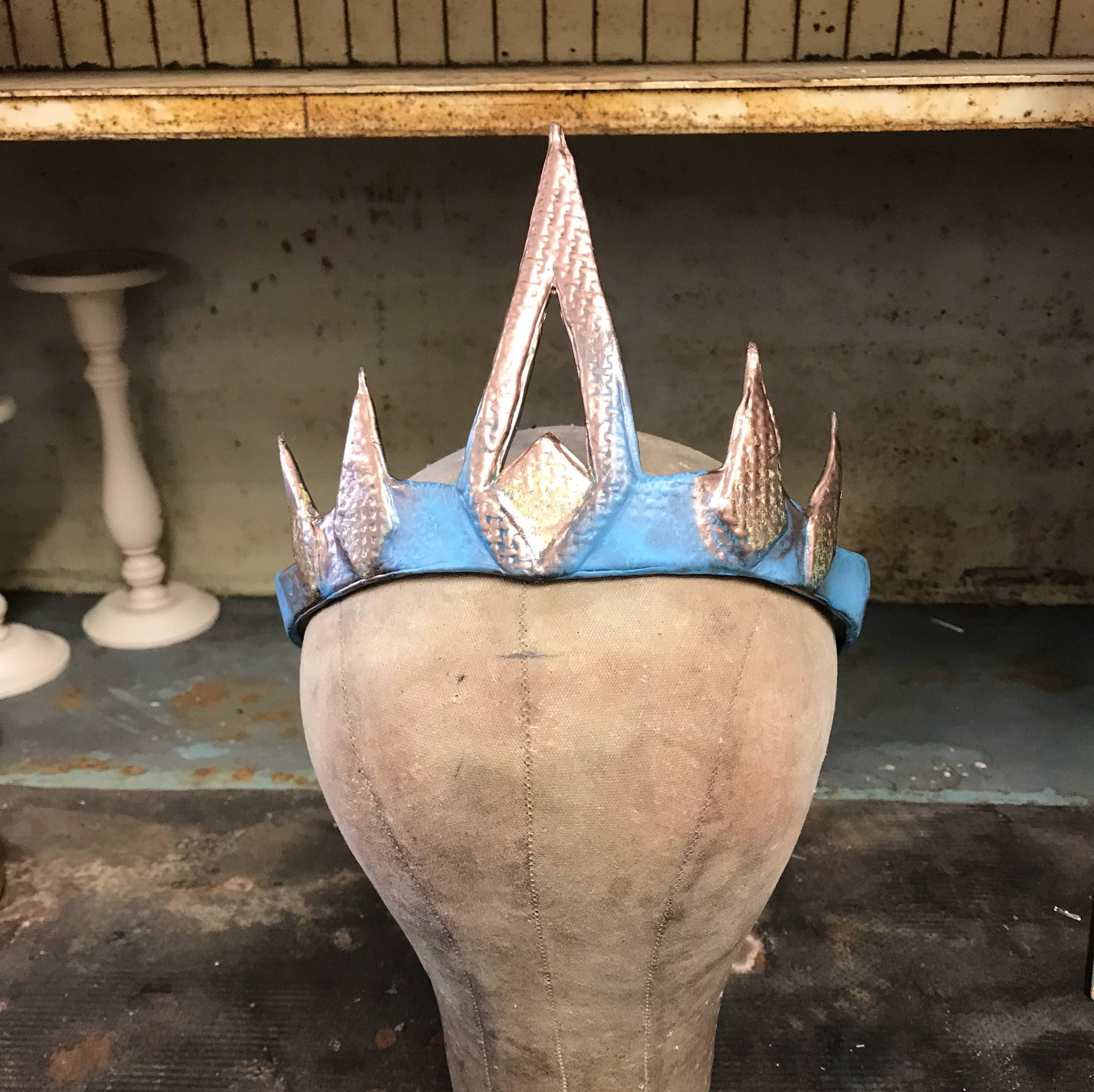 Tarnished Copper Tiara Crown. Game of Thrones Snow White Etsy