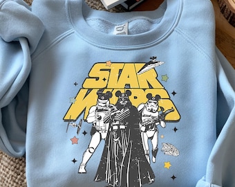 Vintage Disney Star Wars Png, Retro Star Wars Png, Star Wars Eine neue Hoffnung verblasst, Disney Familie Png-Datei, Urlaubsreise Star Wars Für Fan