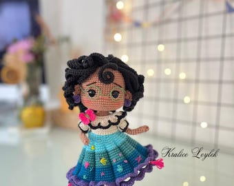 Amigurumi crochet english pattern mirabel doll