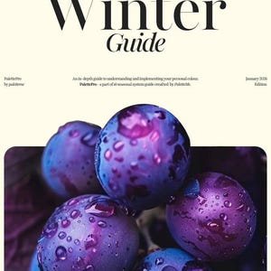 Analysguide för svala vinterfärger: E-bok för personlig palett (16 säsonger) | Januari 2026-utgåvan