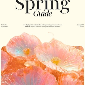 True Spring Color Analysis Guide: Personal Palette E-Book (16 Seasons) | January 2026 Edition