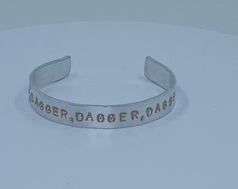 Vax'ildan Inspired Stamped Bracelet