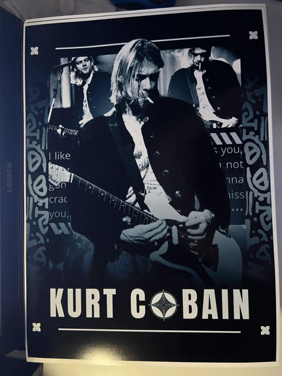 Kurt Cobain Singer From Nirvana Poster A3 Singer Artist Reprint - Etsy ...