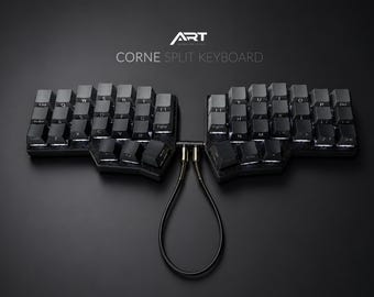 Teclado Corne V4.1 Gradient Split, completamente ensamblado, teclado mecánico ortolineal con intercambio en caliente, VIA QMK RGB.