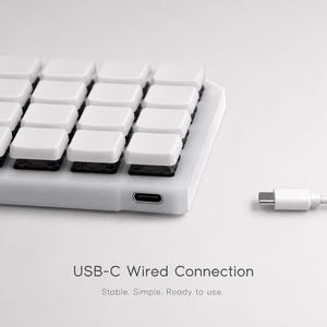Corne V4.1 Split Keyboard Low Profile Choc | Pre Built Ergonomic Keyboard | Hot Swap Keycaps Vial image 5
