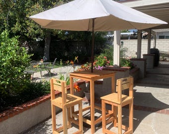 BUNDLE: Outdoor, patio table and chair plans.