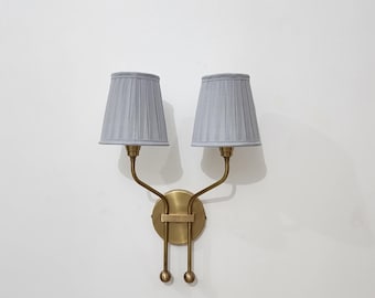 Vintage Charm: Double Arm Wall Sconce for Elegant Lighting