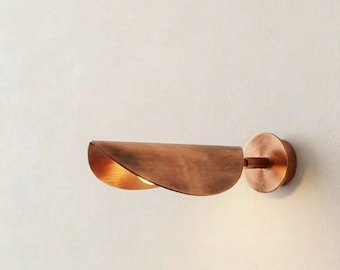 Oxidierte Wandleuchte: Minimalistische Wandleuchte