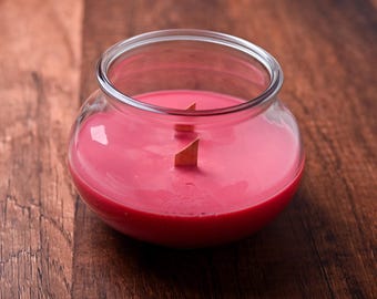 XXL soy candle "Apple & Cinnamon" in a glass jar - Candle in a jar, Christmas gift, ritual candle, vegan Christmas candle, scented candle