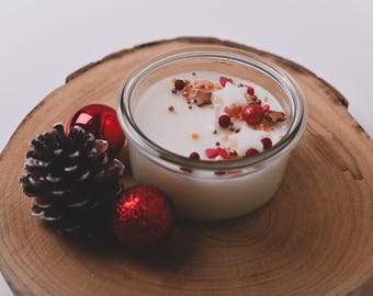 Christmas candle - Christmas cookie, soy candle, scented candle, candle in a glass, Christmas gift, ritual candle, energy candle, yoga candle, meditation