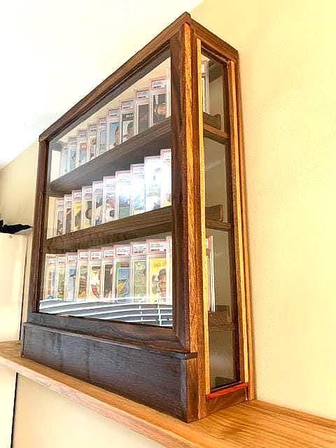 custom card display case Custom 30 PSA-graded card display case