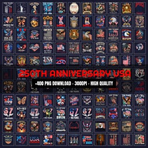 400+ 250-årsjubileum png-paket, patriotisk örn png, USA 250-årsjubileum, 4 juli png, frihet png, sublimeringsdesigner