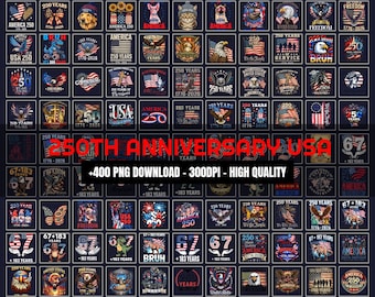 400+ 250th Anniversary Png Bundle , Patriotic Eagle Png, USA 250th Anniversary, 4th of July Png, Freedom Png, Sublimation Designs