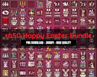 Happy Easter PNG Bundle, 650+  Easter Png bundle,Christian EasterPng, Easter kids Png bundle, Teacher Easter Png Bundle, Easter Clipart Png