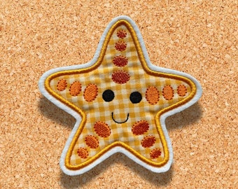 Seestern ~ Aufnäher ~ Applikation ~ Bügelbild