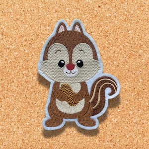 Eichhörnchen ~ XL Aufnäher ~ Applikation ~ Bügelbild
