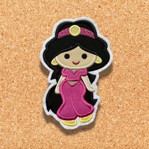 Prinzessin ~ Jasmin ~ XL Aufnäher ~ Aplicación ~ Bügelbild