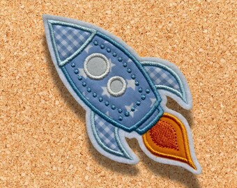 Aufbügelpatch Astronaut Reitet Auf Wal – Weltraum Design Für Jacken, Rucksäcke & Jeans