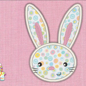 Stickdatei ~ Applikation ~ Hase ~ 3 Größen