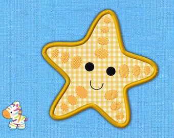 Stickdatei ~ Applikation ~ Seestern