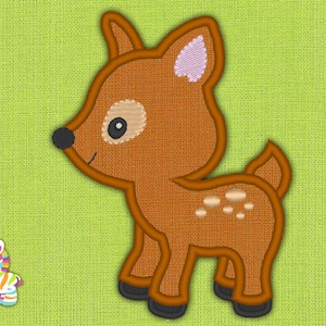 Stickdatei ~ Applikation ~ Reh