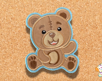 Teddy ~ XL Aufnäher ~ アプリケーション ~ Bügelbild