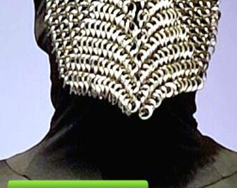 Stainless 304l Chainmail Face Veil | Heavy Gauge
