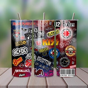 Rock Band mashup thermische beker van 20 oz met geschenkdoos