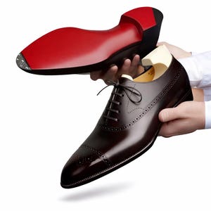 Men Red Casual Dress Shoes - Etsy