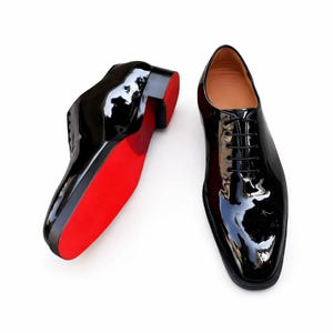 Knapp K17 76003 Black Patent Military Uniform Derby Shoes Mens 8.5H Military derby shoes - Gem main image 4