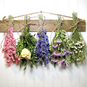 Dried Flower Rack, Farmhouse Style, Dried Flower Arrangement, Wall Decor