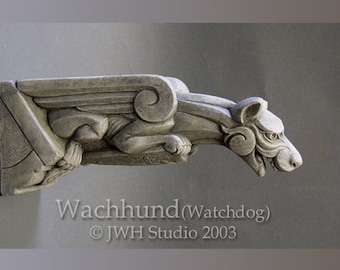 Wachhund (Watchdog) gargoyle by Jay W. Hungate