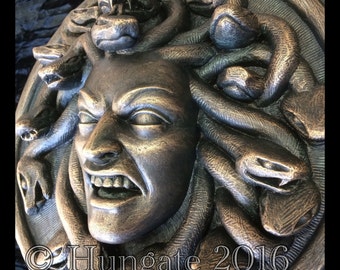 Medusa wall plaque (large)- by Jay Hungate, copyright JWH Studio