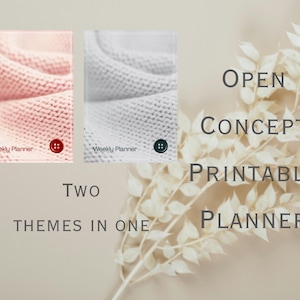 Weekly Planner 2026 | Soft Pink, Grey Themes (Digital Download)