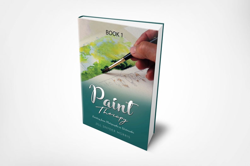 Paint Therapy: Painting from your Photographs in watercolor. Paperback. 40 page instruction by JillyWillyArt image 1