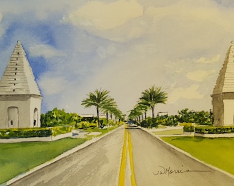 Commission Watercolor Painting from your photo.  Wedding Venue, Wedding Day, Retirement, Birthday, Anniversary, Grandkids, Gift Certificate!