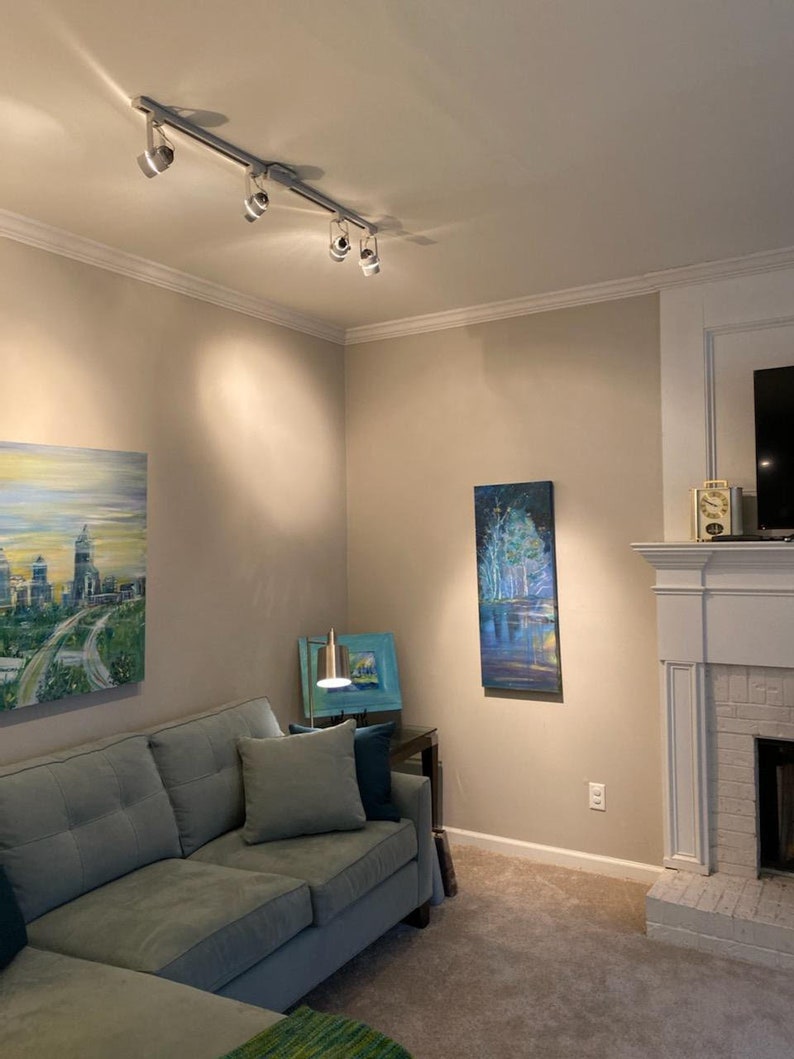 Signed Original Mixed Media Watercolor, Acrylic, Pastel on Gallery