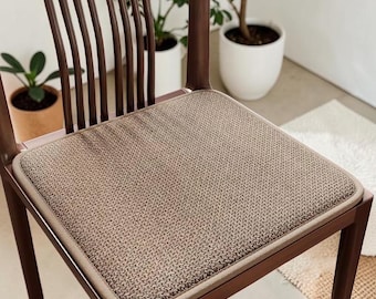 Thick Memory Foam Chair Cushion, Soft Non Slip Seat Pad for Dining Chair, Office Chair, Kitchen Stool