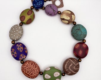 Everything Everyday | Multi Pattern, Multi Color, Muted, Chunky Necklace