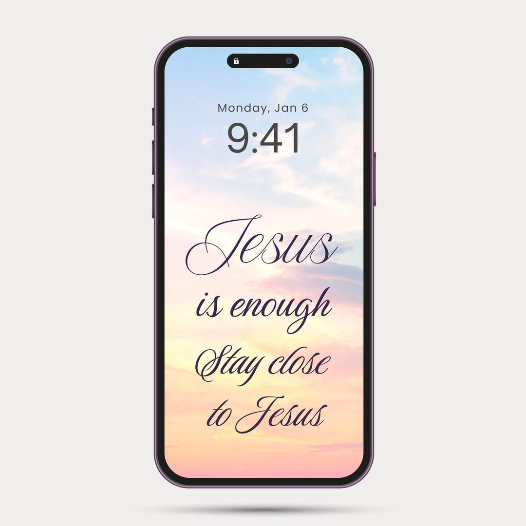 Bible Verse Wallpaper. Bible Verse Lockscreen. Jesus is Enough, Stay ...
