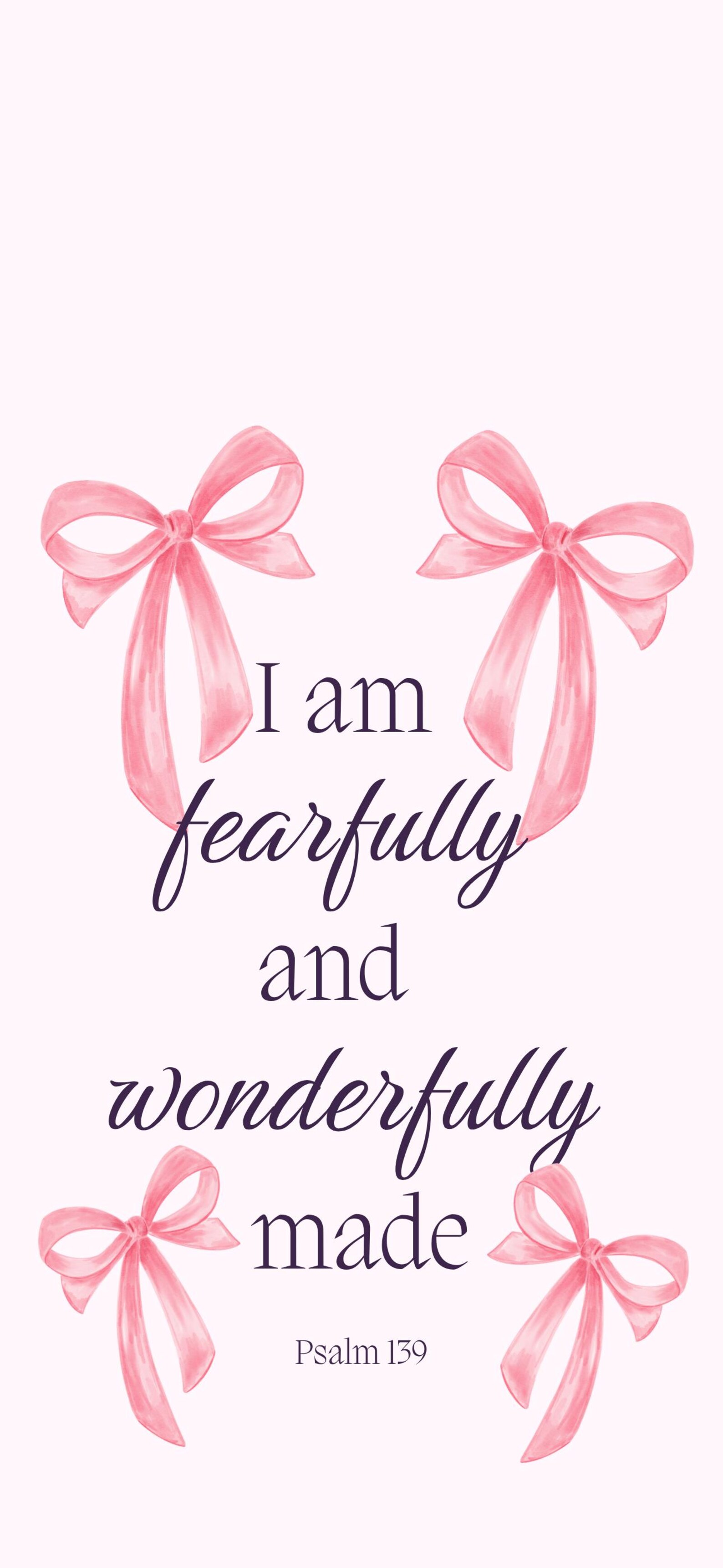 Christian iPhone Wallpaper. Girly Bible Verse Lock Screen. Aesthetic ...