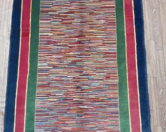 Handgefertigter afghanischer Kelim Teppich - 12x9,5 cm, Boho Tribal Decor