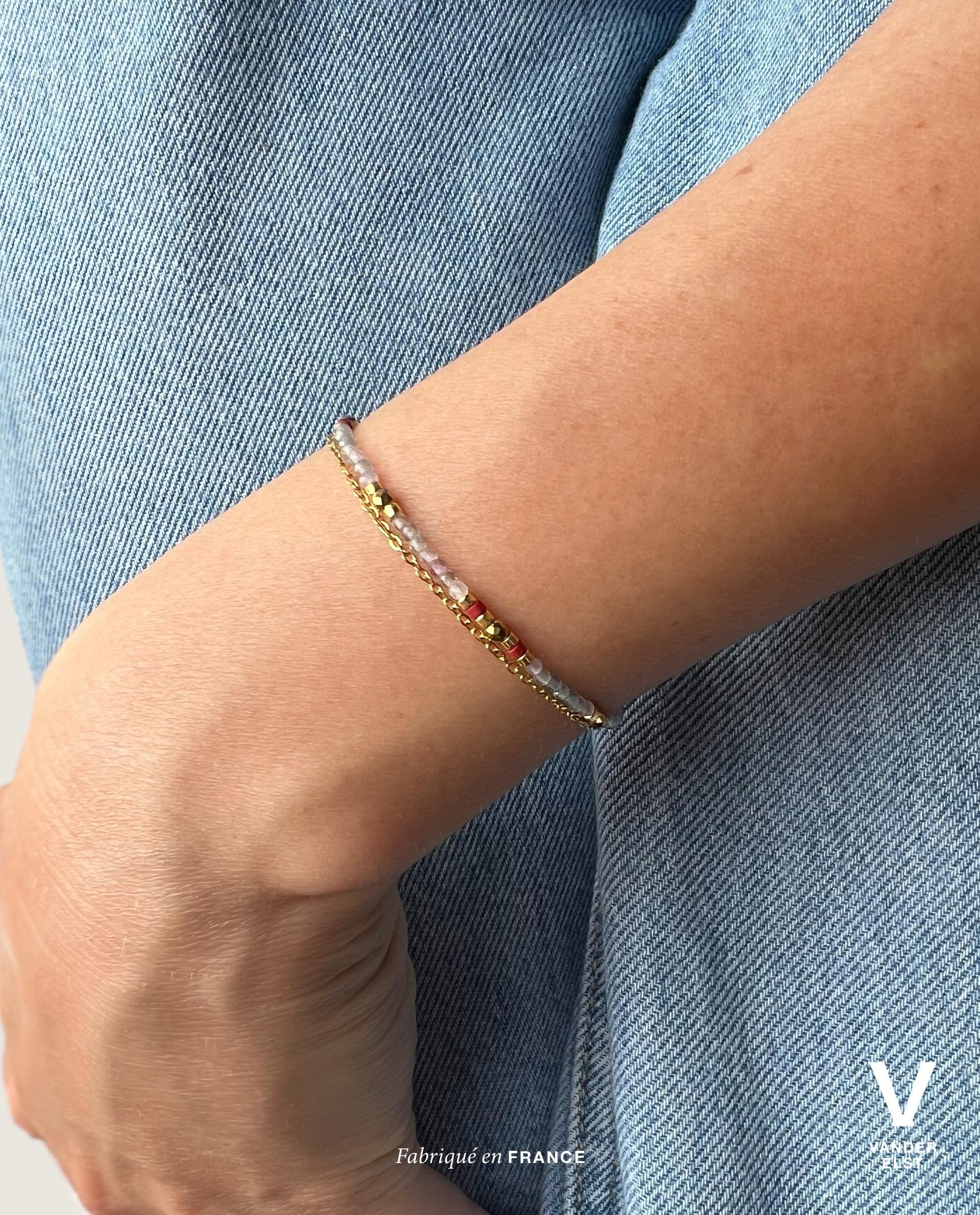 Bracelet réglable en pierre naturelle - France