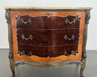 Vintage Louis XV-Style Secrétaire à Abattant