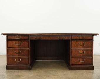 Vintage Kimball Traditional Executive Partner’s Desk