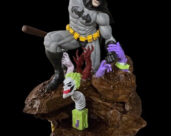 Figura de fan art de la escena de toma de posesión del Joker de Batman