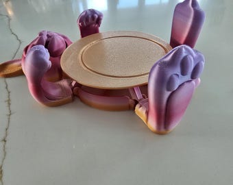 Posavasos divertido con soporte para vasos y posavasos autoajustable